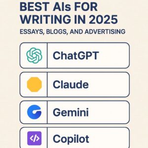 Lee más sobre el artículo Mejores IAs para Escribir en 2025: Ensayos, Blogs y Publicidad