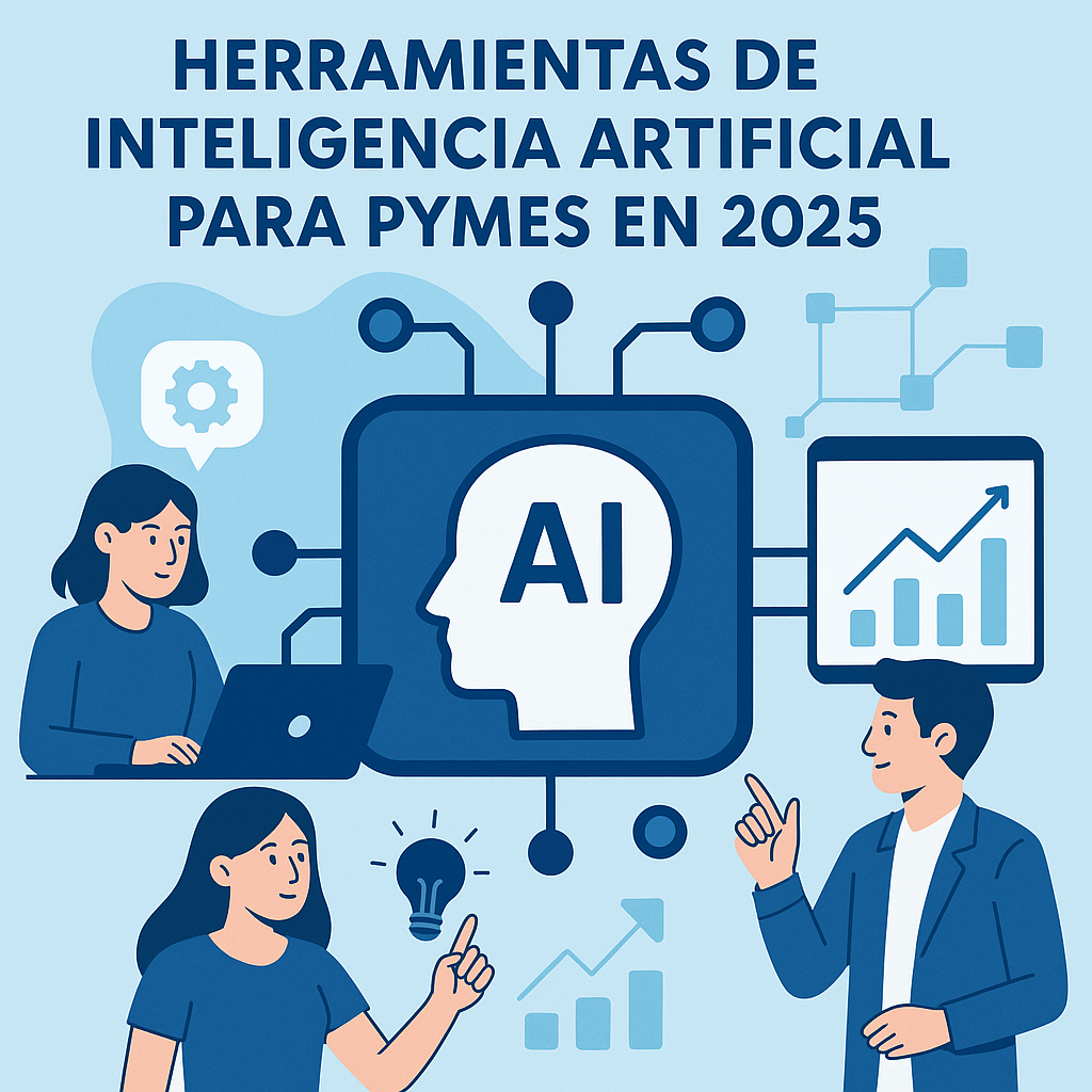 Lee más sobre el artículo Herramientas de inteligencia artificial para pymes en 2025