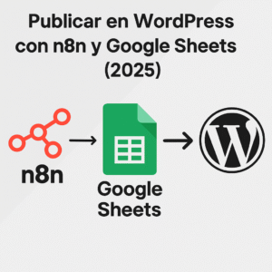 Lee más sobre el artículo Publicar en WordPress con n8n y Google Sheets (2025)