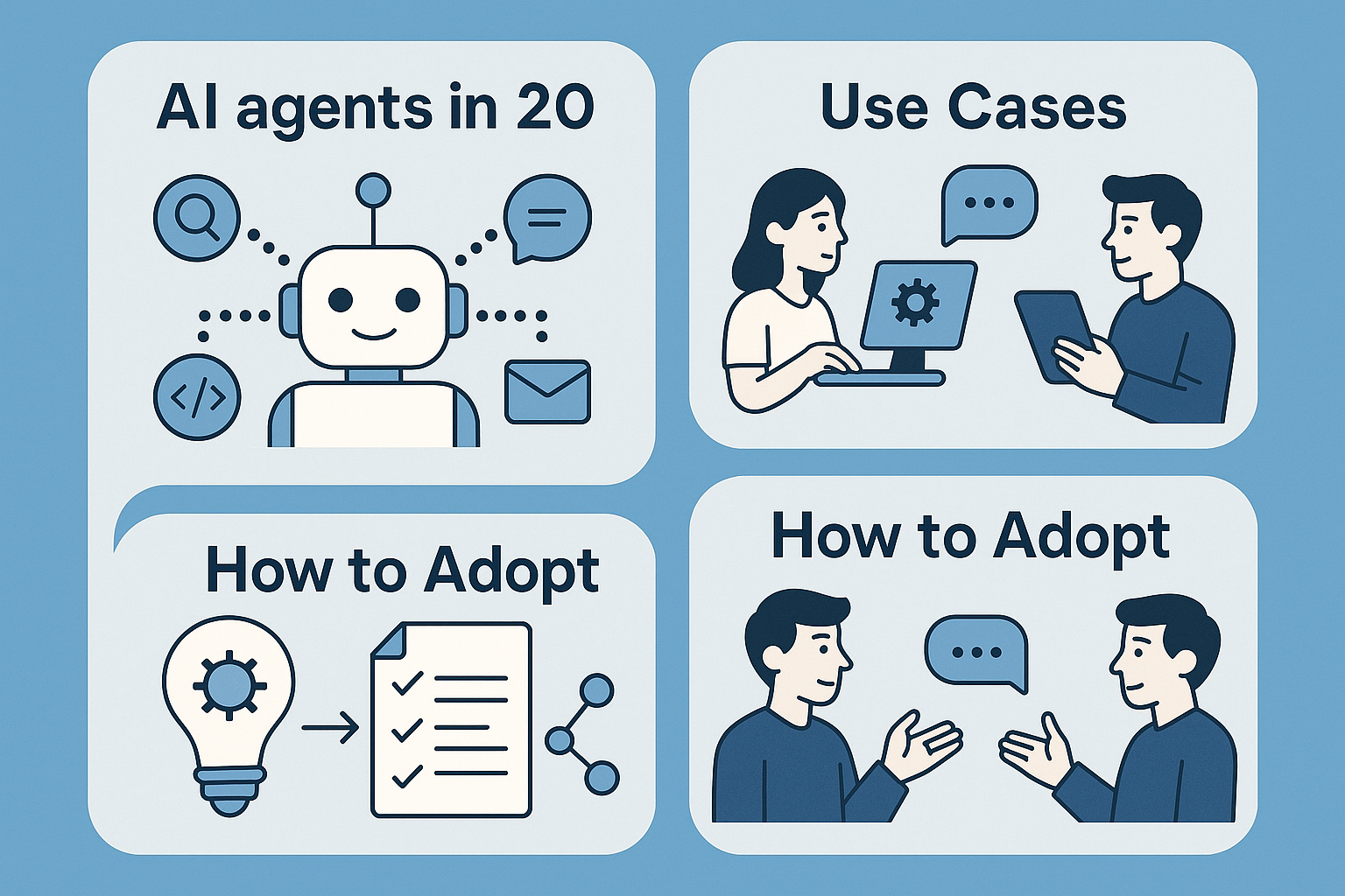 Lee más sobre el artículo Agentes de IA en 2025: qué son, casos de uso y cómo adoptarlos